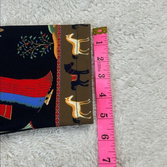 Molly Bracken horse and peasant folk novelty print shift dress, size small - Picture 5 of 9